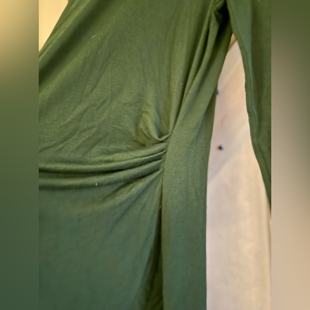 NWT Banana Republic Side Ruched Midi Dress - Picture 6 of 9